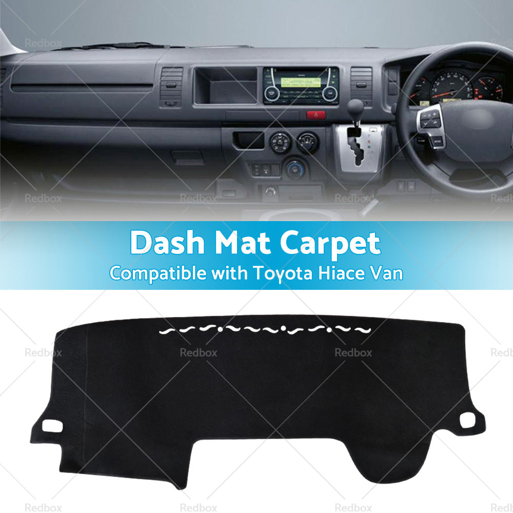 Non-slip Dash Mat Carpet Suitable For Toyota Hiace Van 19-22 Dashboard Cover Pad