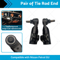 {{ Pair Tie Rod End Suitable For Nissan Patrol GU Y61 Series 4wd 03-On }} - Buy Car Parts Online at {{ Kaka Auto Parts }}.