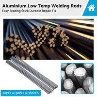 Aluminium Low Temp Welding Rods Easy Brazing Stick Durable Repair Fix