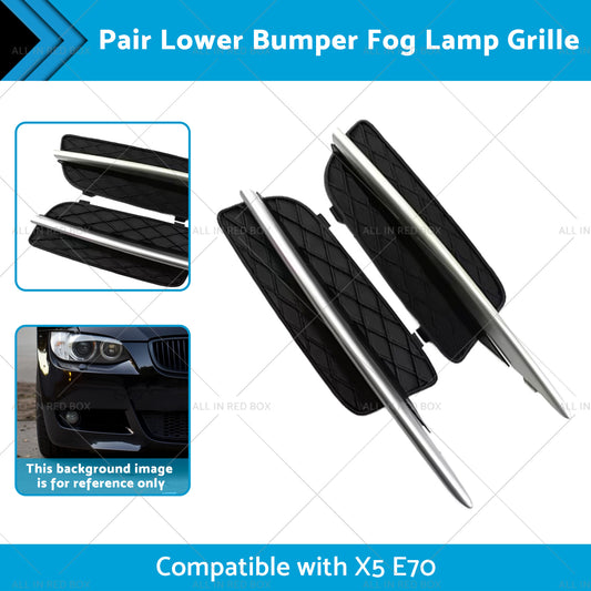 51117159594 51117159593 Lower Bumper Fog Lamp Grille Suitable for X5 E70 07-10