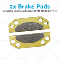 2x Brake Pads Suitable for 2203147 05-15 Polaris Ranger 500 700 800 900 XP Crew