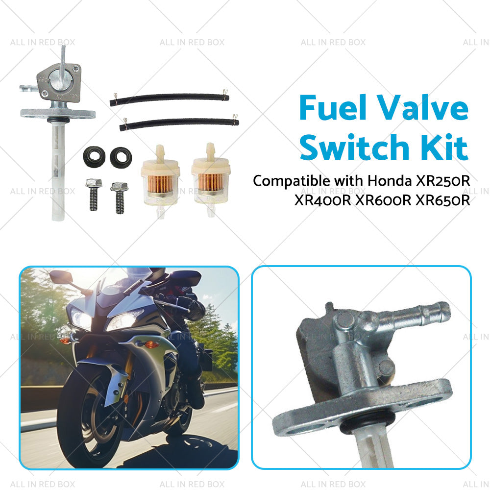 Fuel Tap Petcock Valve Switch Suitable for Honda XR250R XR400R XR600R XR650R