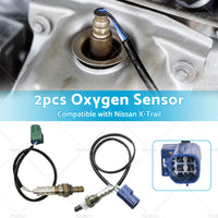 Suitable for Nissan XTRAIL X-TRAIL T30 2. 5L QR25 2005-2007 2PCS O2 Oxygen Sensor