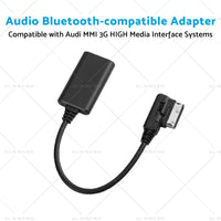 {{ For Audi VW AUX Audio Cable Adapter AMI MDI MMI 3G System Bluetooth-compatible }} - Buy Car Parts Online at {{ Kaka Auto Parts }}.