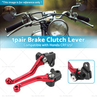 CNC Pivot Brake Clutch Levers Red Suitable for Honda XR250 CR125R CRF450R CR500