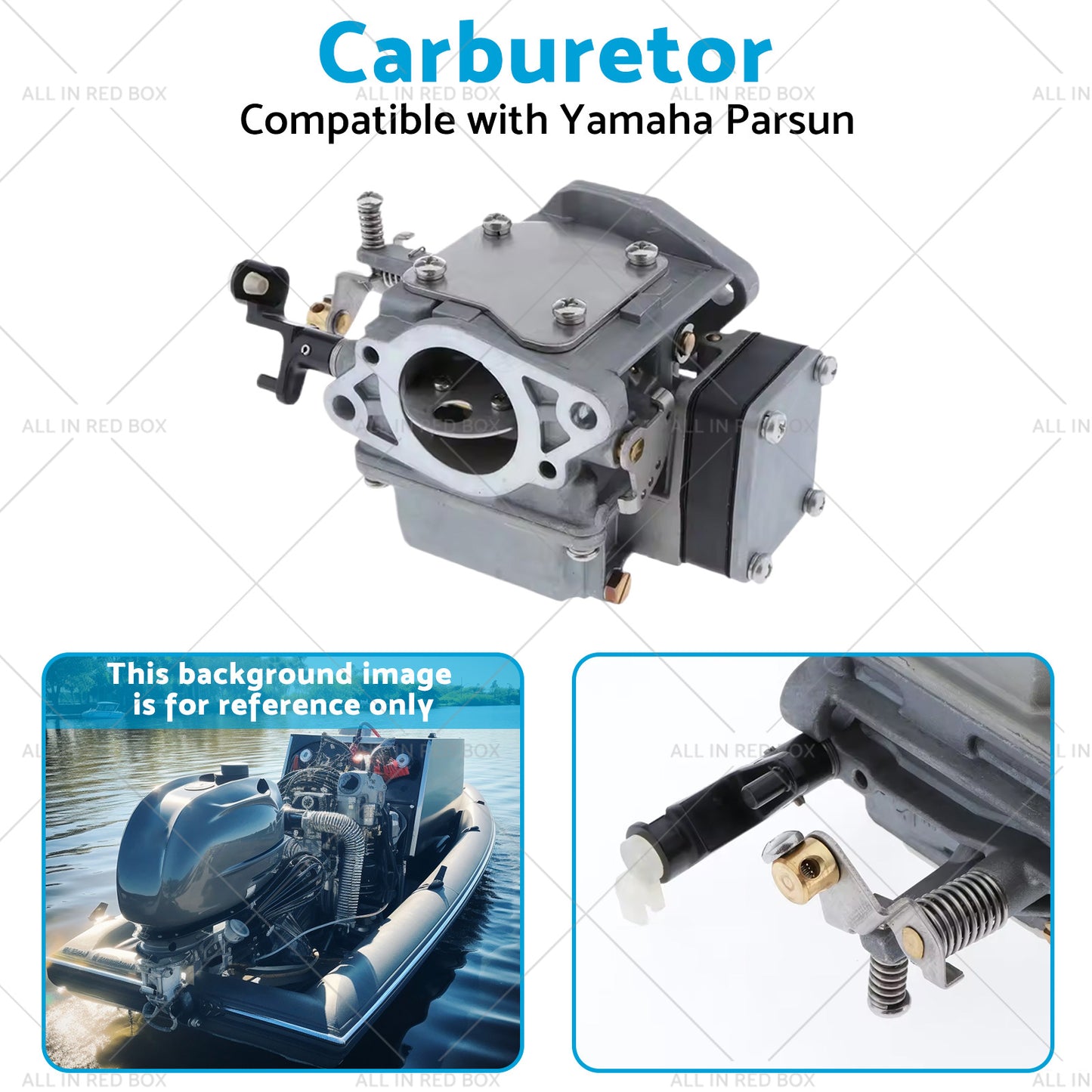 63V-14301-10 Carburetor Suitable for Yamaha Parsun 2 Strokes 9. 9HP 15HP Motor