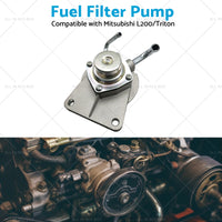 Diesel Fuel Filter Primer Pump Suitable For Mitsubishi Triton ML MN 2. 5L 05-15