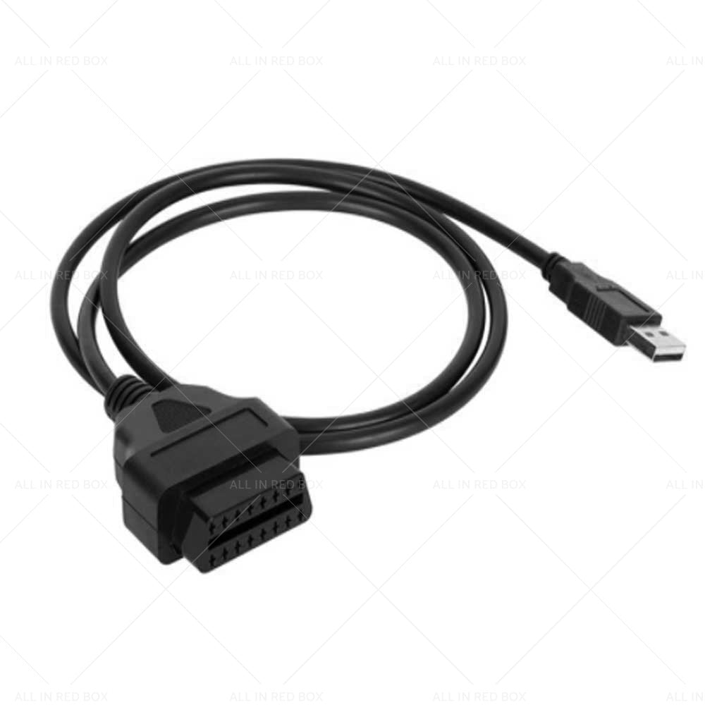 16 Pin OBD2 To USB Port Charger Adapter Cable Connector Diagnostic Tool