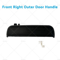 Pair LHRH FRONT Outer Door Handle Suitable For Toyota Starlet EP91 96~99 Black