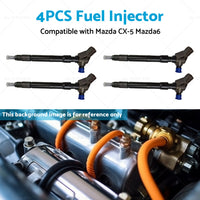 4PCS Refurbished Fuel injector Suitable for Mazda 6 CX5 2. 2L 2012-on 295900-0260