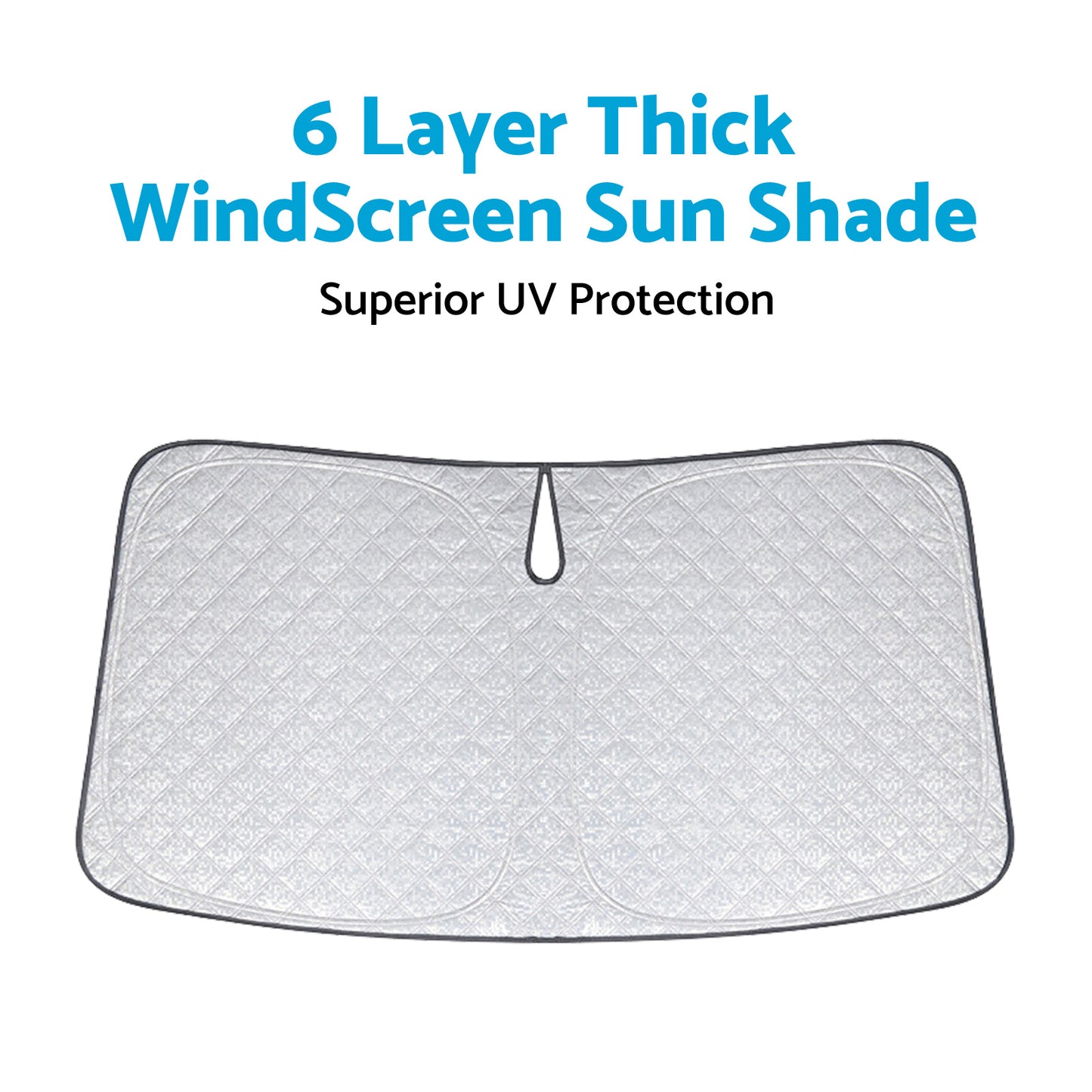 6 Layer Thick WindScreen Sun Shade Suitable For Mazda 3 19- 24 UV Protection