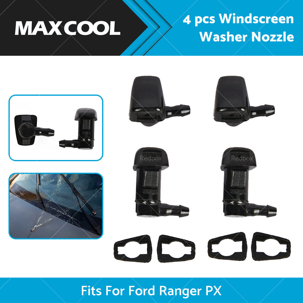 4PCS Windscreen Washer Jet Nozzle Fits For Ford Ranger Px  Xl-Plus  AB3917666AA