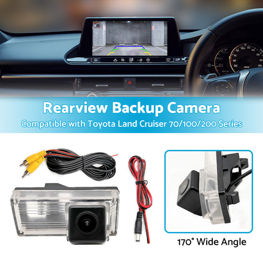 Car Rear View Backup Camera Suitable For Toyota Land Cruiser 70 100 200 Series