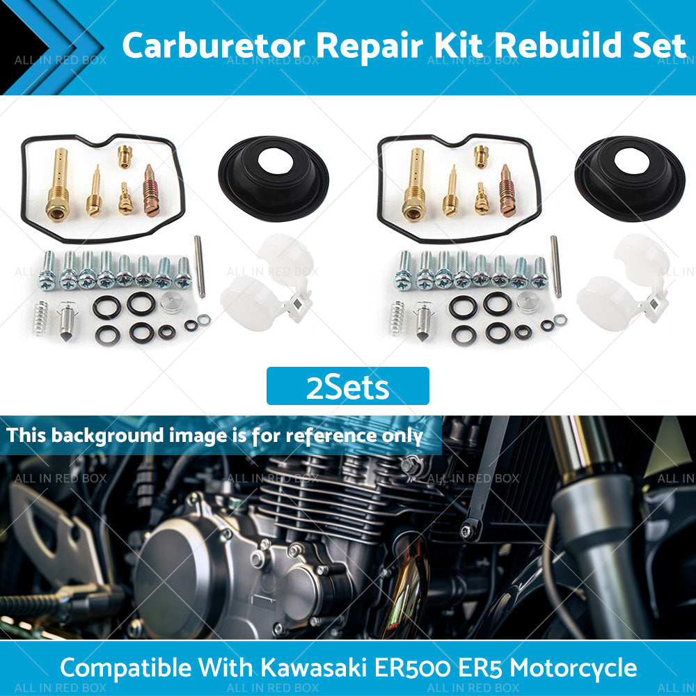 Carburetor Repair Rebuild Kit Suitable For Kawasaki ER500 ER5 1998-2005