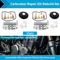 Carburetor Repair Rebuild Kit Suitable For Kawasaki ER500 ER5 1998-2005
