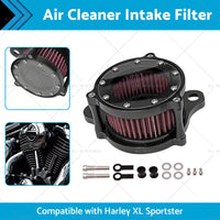 CNC Air Cleaner Intake Filter Kit Suitable For Harley Sportster XL 1991-2016