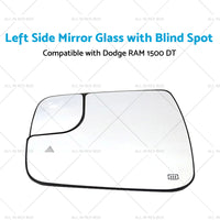 {{ Mirror Glass with Blind Spot Left Side Suitable for Dodge RAM 1500 DT 19缂佲剝寮22 }} - Buy Car Parts Online at {{ Kaka Auto Parts }}.