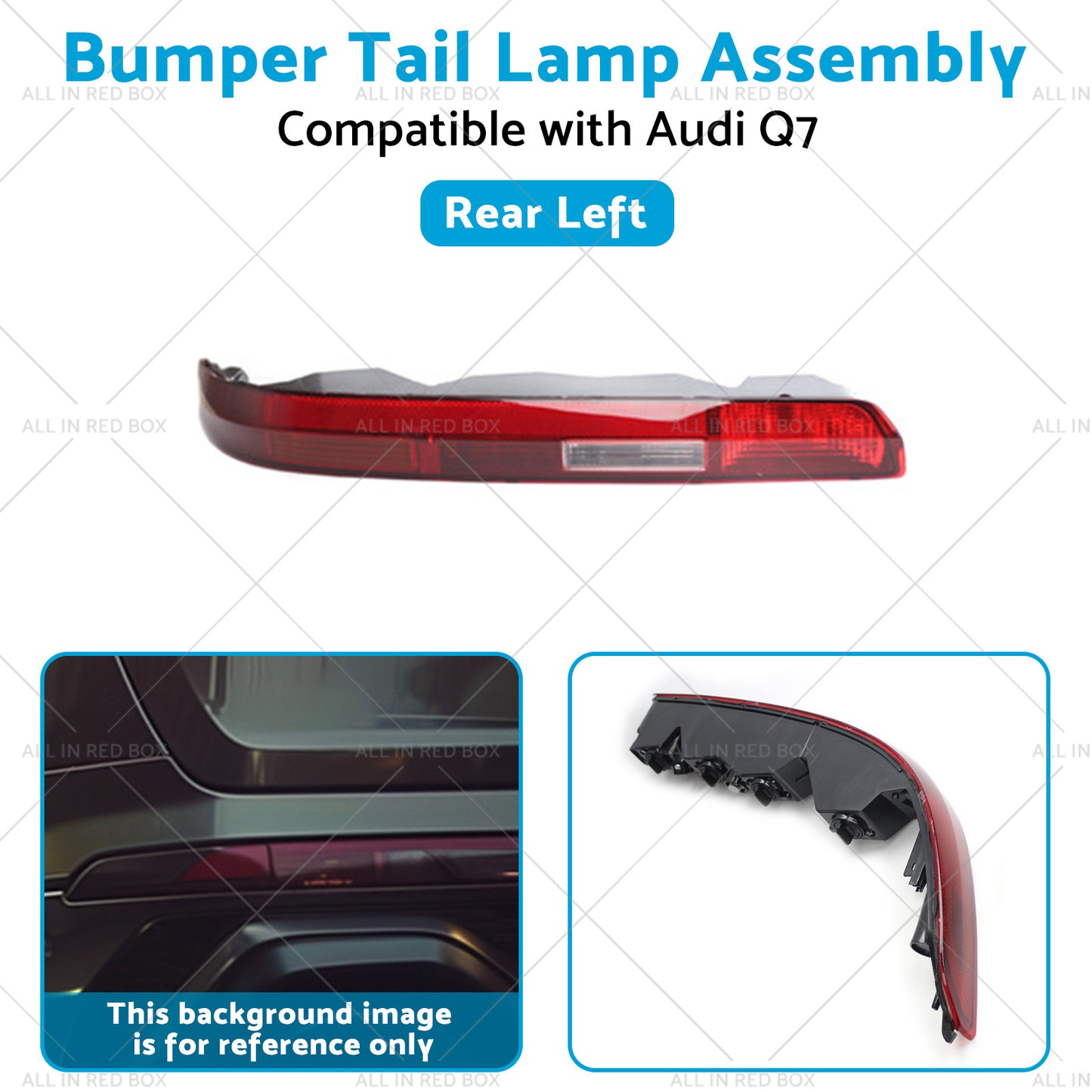 Left Rear Bumper Tail Light Lamp Assembly 4M0945095 Suitable For Audi Q7 16-23