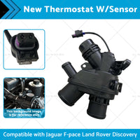 New Thermostat W or Sensor Suitable for Jaguar F-pace Land Rover Discovery 17-20