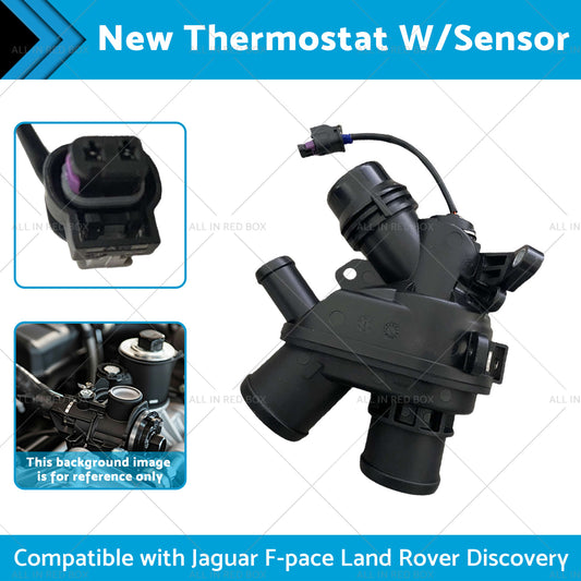 New Thermostat W or Sensor Suitable for Jaguar F-pace Land Rover Discovery 17-20