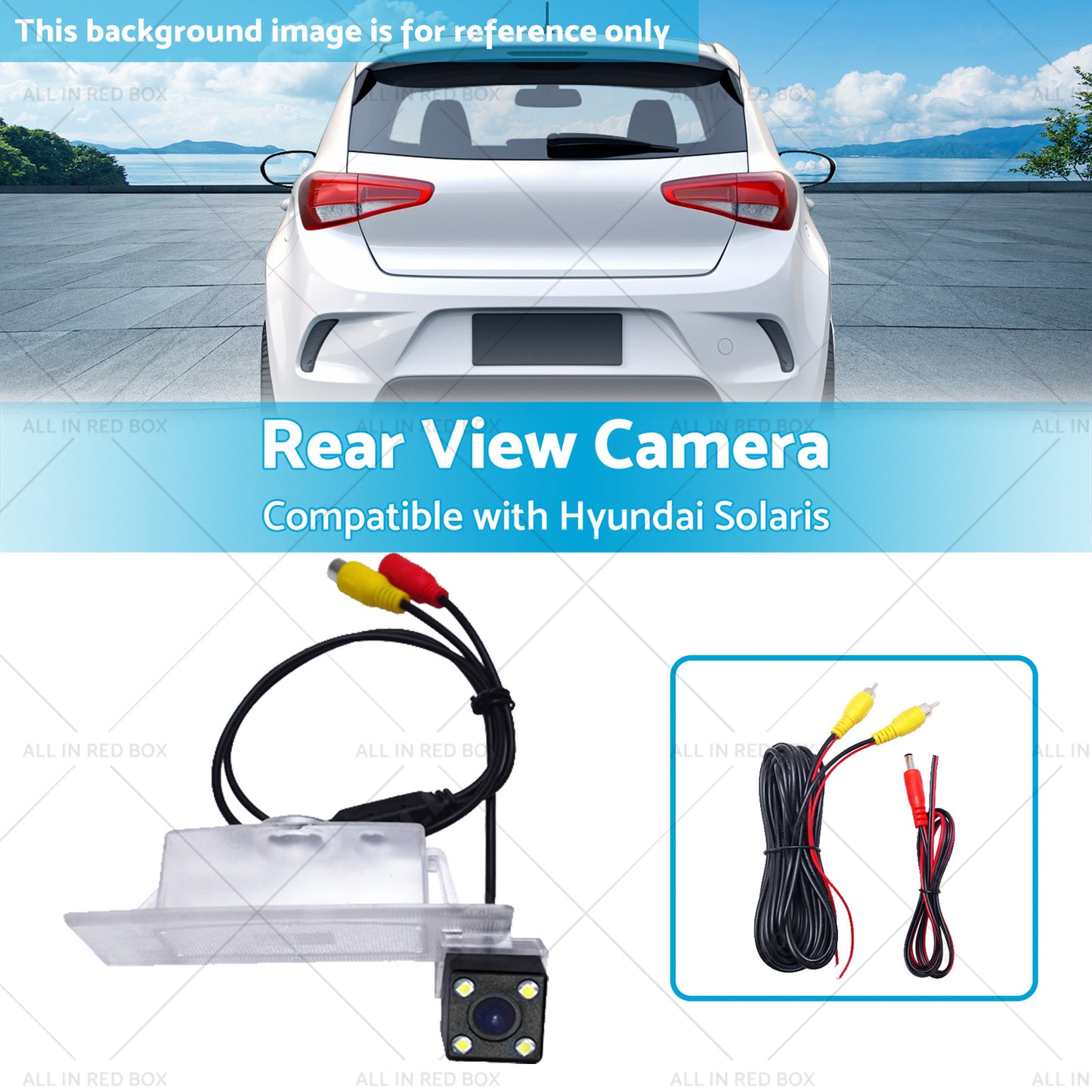 Rear View Camera Suitable for Hyundai Solaris 2 2017-2023 Elantra 6 2015-2020