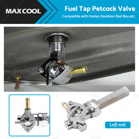 22mm Fuel Tap Petcock Valve Left Outlet Suitable For Bad Boy Blackline