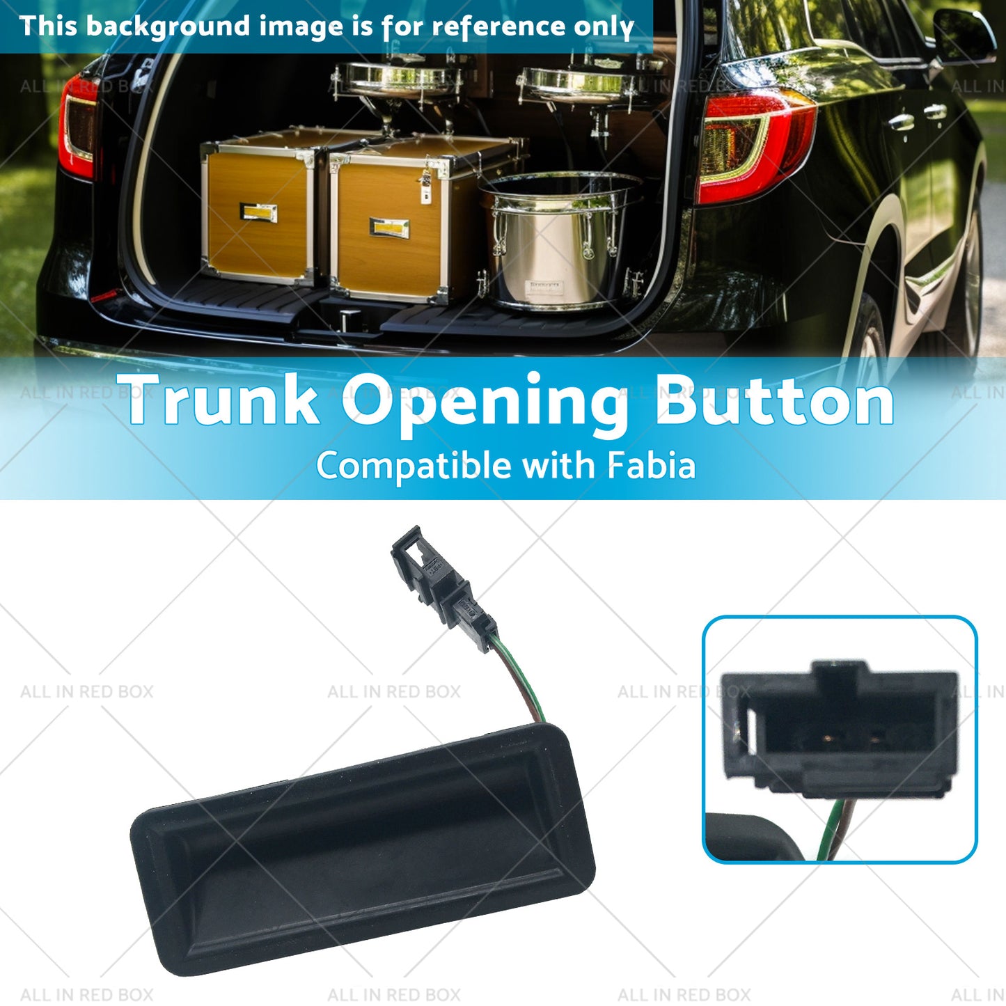 Trunk Opening Button Suitable for Fabia 2007 6Y0827574K 20299005 6Y0827574J