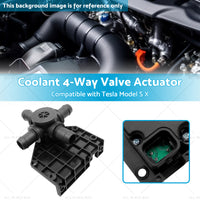 Coolant 4-Way Valve Actuator Suitable for 2012-2017 Tesla Model S X 6007370-00-B