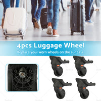 4PCS W073 360¡ã Spare Swivel Suitcase Repairment Wheel Replacement Luggage Wheel