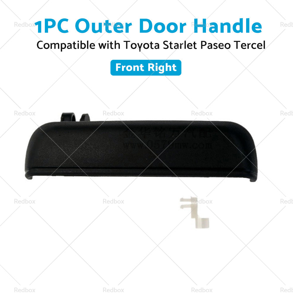 Black Front Right Outer Door Handle Suitable for Toyota Starlet EP91 1996-1999