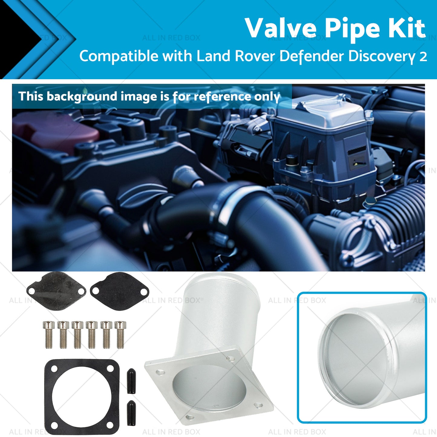 EGR Valve Pipe Kit Suitable for TD5 Engine Land Rover Defender  and  Discovery 2