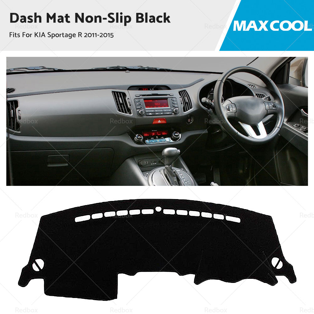 Dashmat Dash Mat Dashboard Sun Cover Pad Non-slip For KIA SportageR 2011-2015