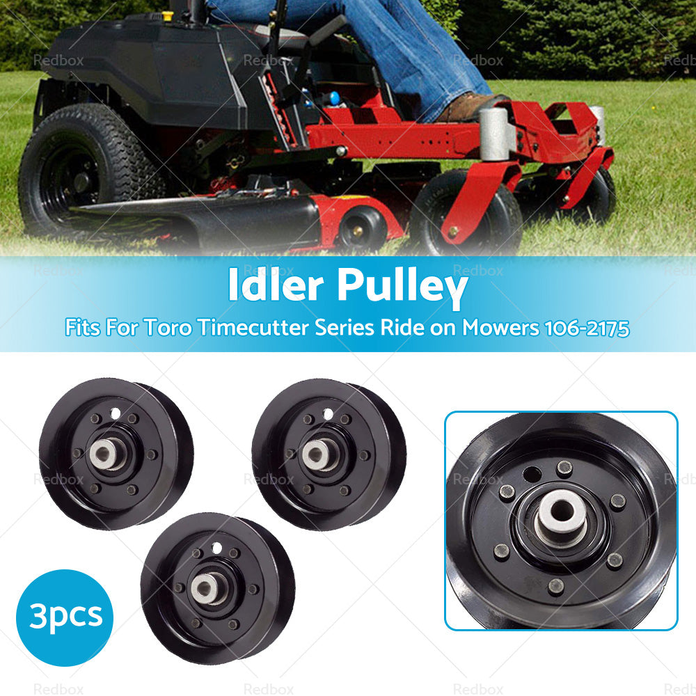 3x Idler Pulley For Toro Timecutter Series  Z4200£¬Z5000 Ride on Mowers 106-2175