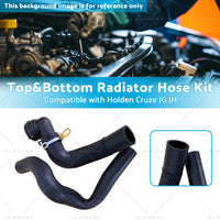 Top and Bottom Radiator Hose Kit Suitable for 12-16 Holden Cruze JG JH 1. 8L Auto