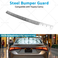 Steel Bumper Guard Trunk Sill Scuff Protector Cover Suitable for Toyota Camry