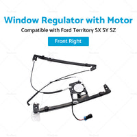 Suitable for Ford Territory SX SY SZ 04-17 Front Right Window Regulator w  Motor