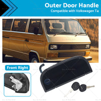 Front Right Outer Door Handle with Keys Suitable for VW T4 1990-2003 701837206