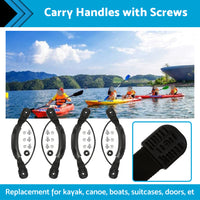 4x Carry Handles with Screws For Kayak Canoe Boat Side Mount Carry Replacement