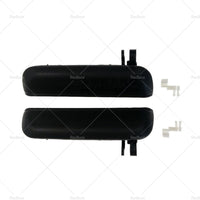 Pair LHRH FRONT Outer Door Handle Suitable For Toyota Starlet EP91 96~99 Black