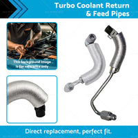 Turbo Coolant Return  and  Feed Pipes Suitable For Holden TM Barina Cruze 1. 4L LUJ