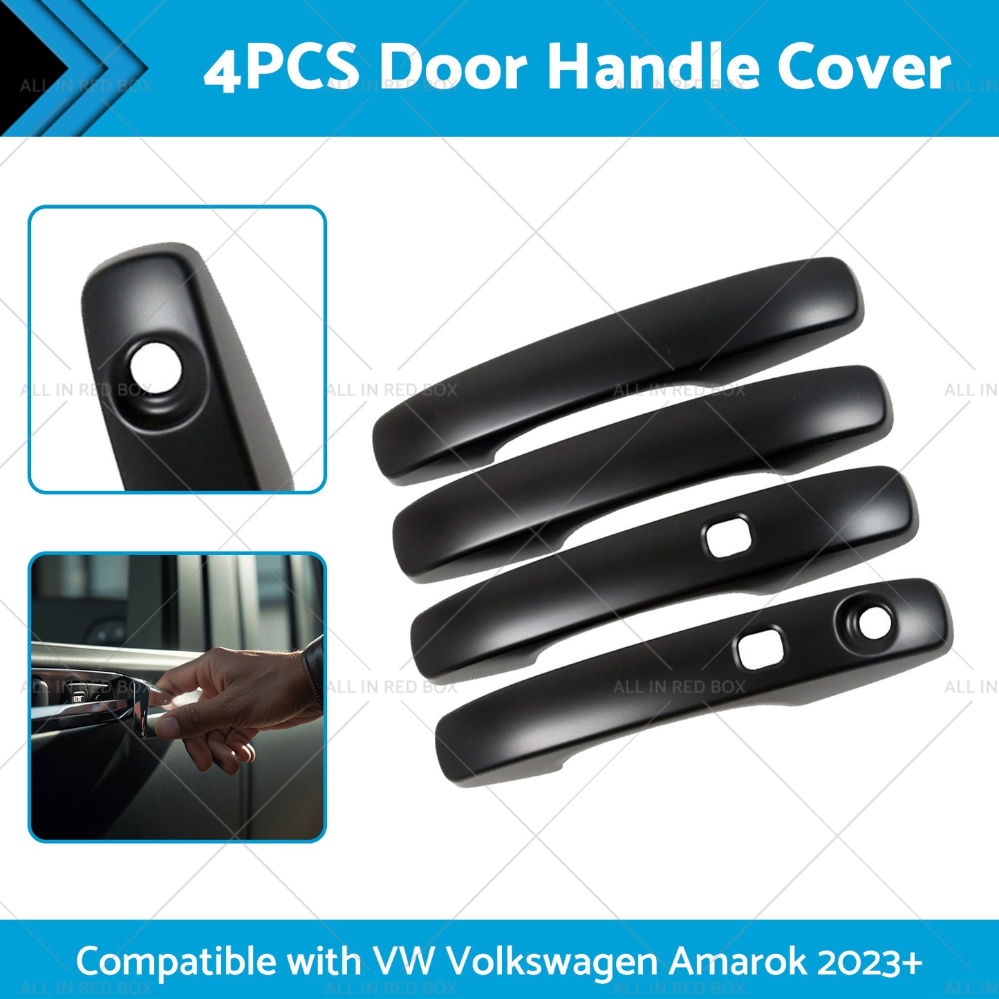 4PCS Door Handle Cover Protector to Suitable for VW Volkswagen Amarok 2023