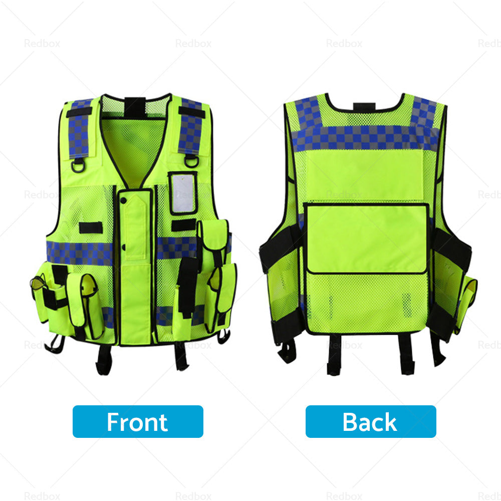 Ultimate Security Reflective Executive Safety Vests. Hi Vis Protective Work Wear