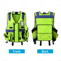 Ultimate Security Reflective Executive Safety Vests. Hi Vis Protective Work Wear