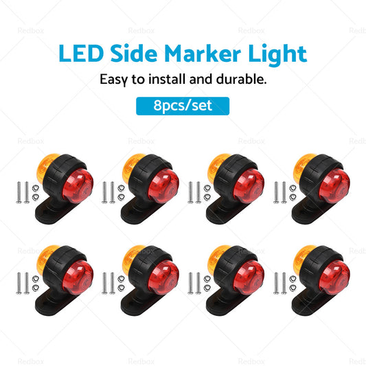 Led Clearance Lights Side Marker Lamp Suitable For Trailer Truck Caravan 12-24V