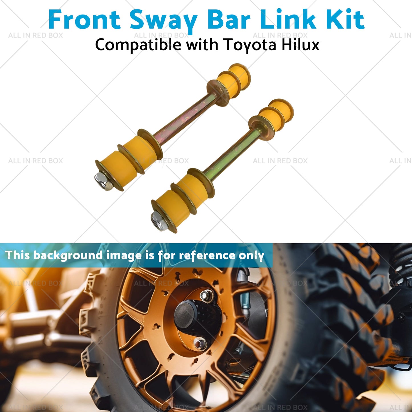 2 X Front Sway Bar Link Kit Suitablefor 88-05 Toyota Hilux KZN165R LN107R LN167R