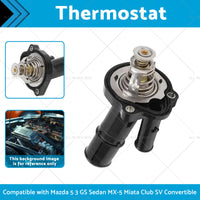 Thermostat Suitable for Mazda 5 3 GS Sedan MX-5 Miata Club SV Convertible 07-09