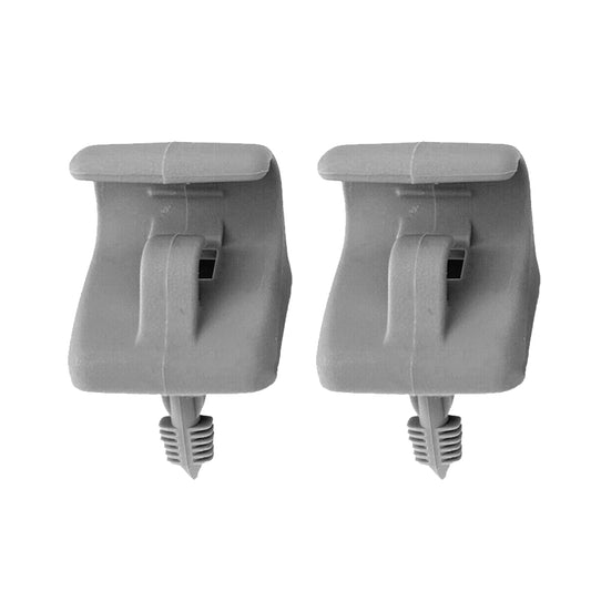 2x Sun Visor Clip Left & Right Side Suitable For Hyundai Getz 2002-2011 Grey 852351C300QS