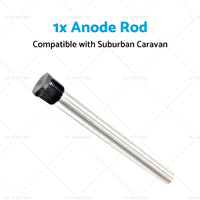 1x Anode Rod Suitable for Suburban Caravan Hot Water Service Anode SW6DA