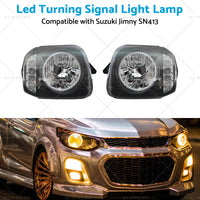 Led Turning Signal Light Lamps  Angel Eyes  Suitablefor Suzuki Jimny SN413 98-17