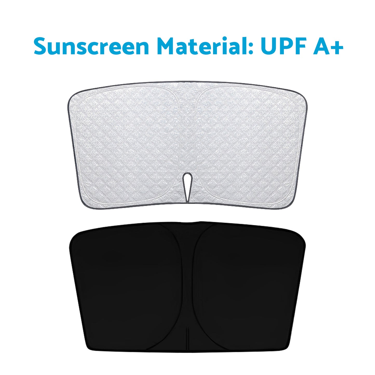 6 Layer Thick WindScreen Sun Shade Suitable for Toyota Prado 24-25 UV Protection